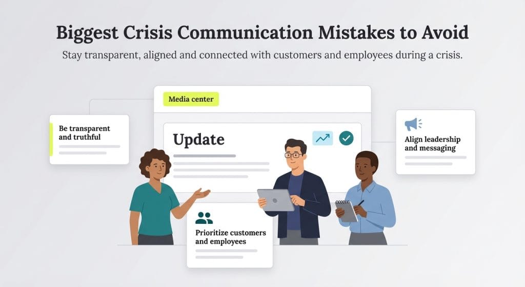 crisis communication mistakes