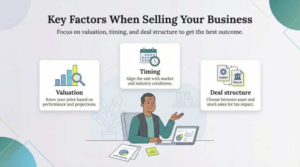 considerations when selling your business
