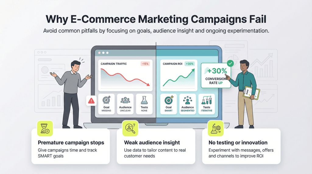 why e-commerce campaigns fail