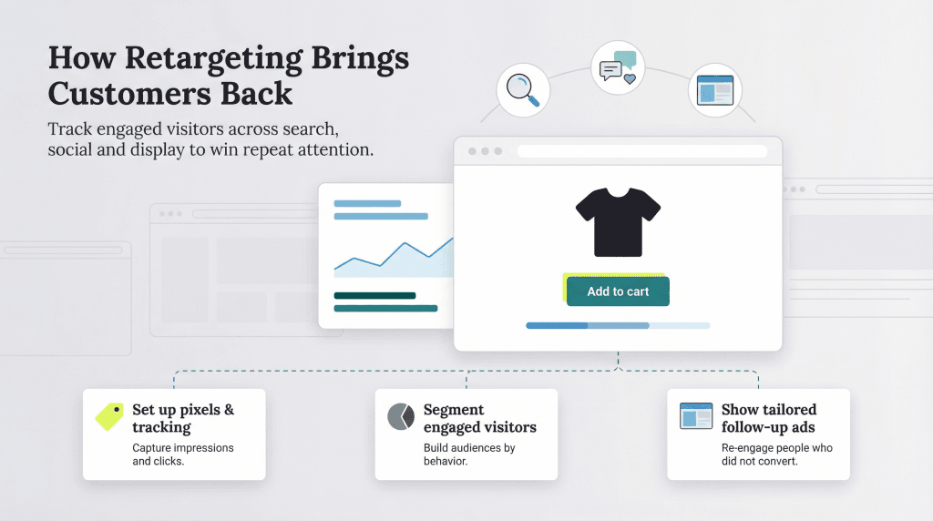 retargeting process graphic