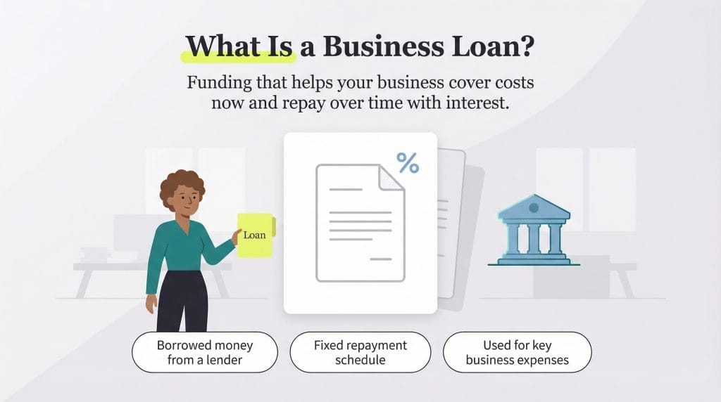 what is a business loan graphic