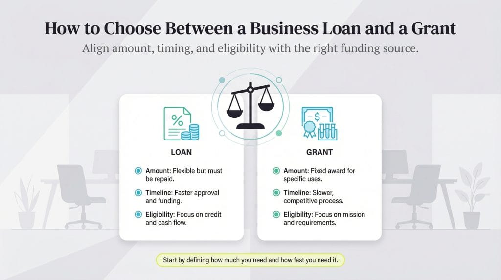 loan vs. grant graphic