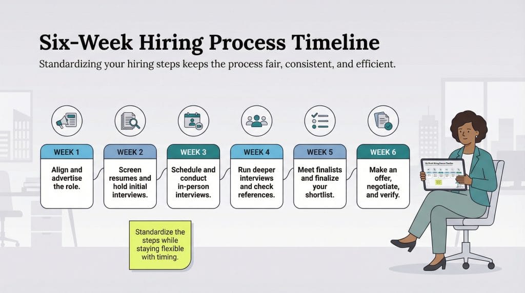 hiring process timeline
