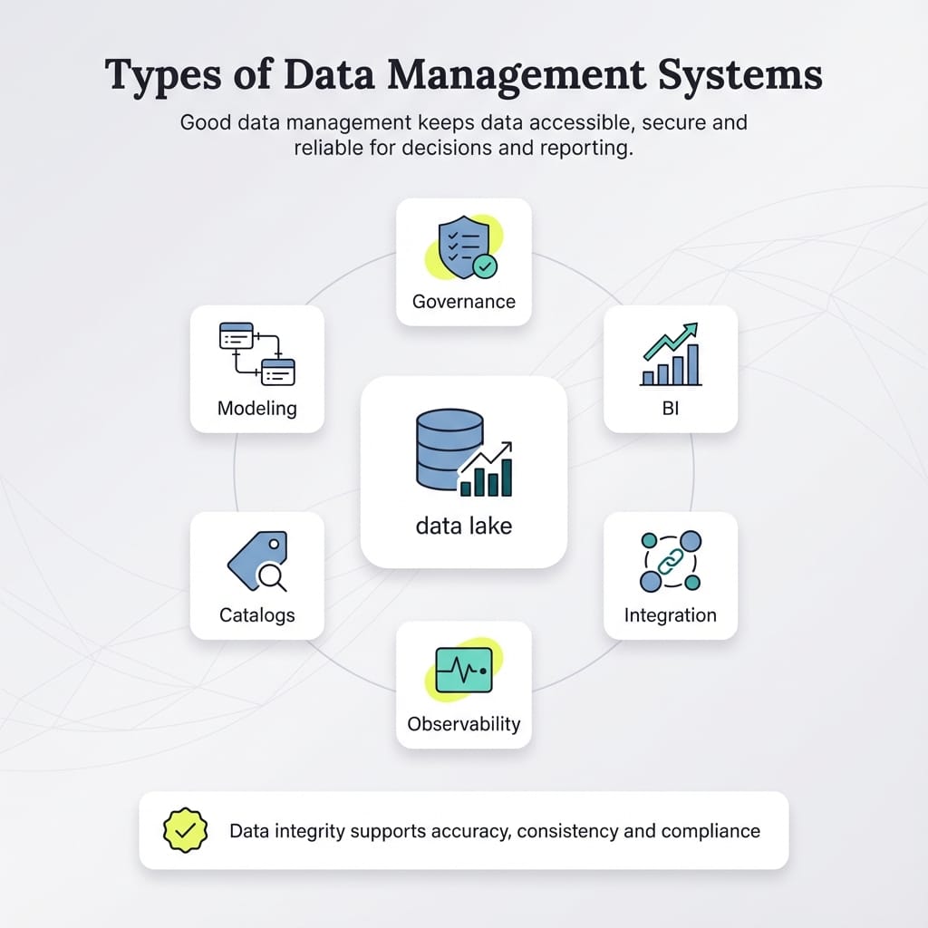 types of data management graphic