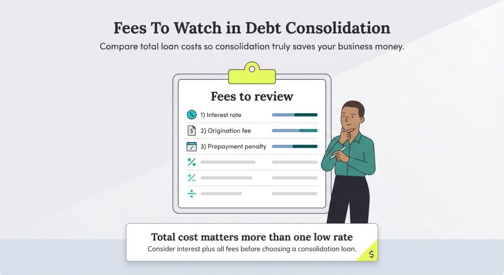 debt consolidation fees