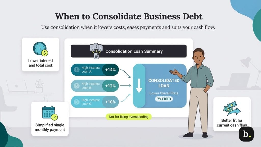 when to consolidate business debt