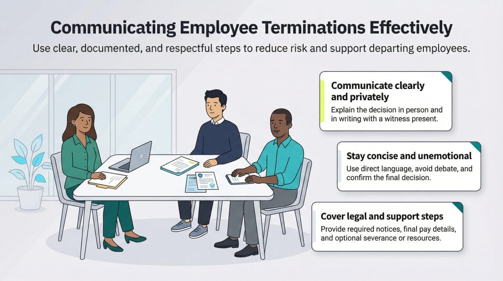 communicating employee termindation