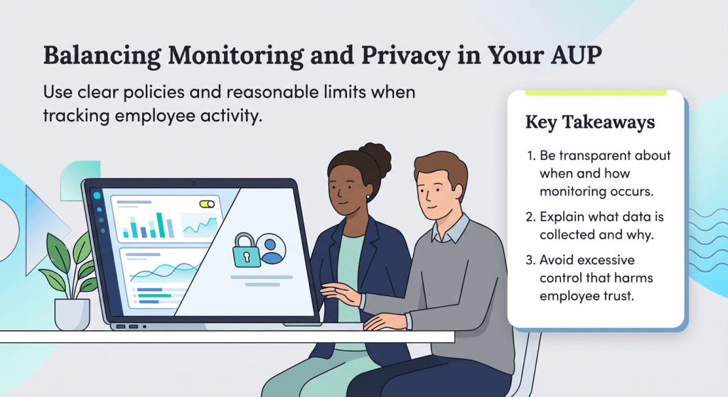 privacy and monitoring graphic