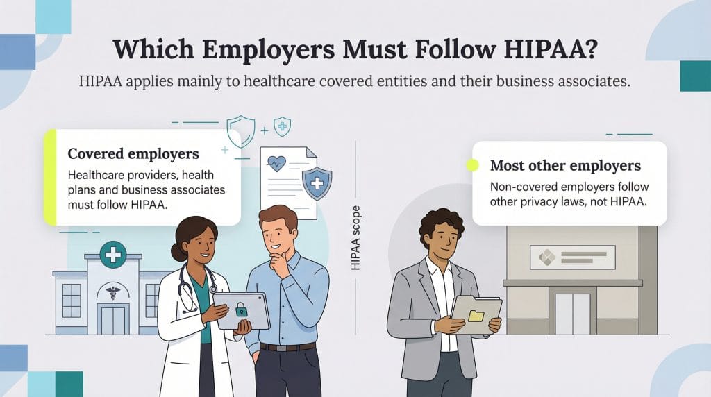 which employers follow HIPAA