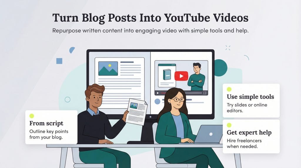 repurpose blog into youtube