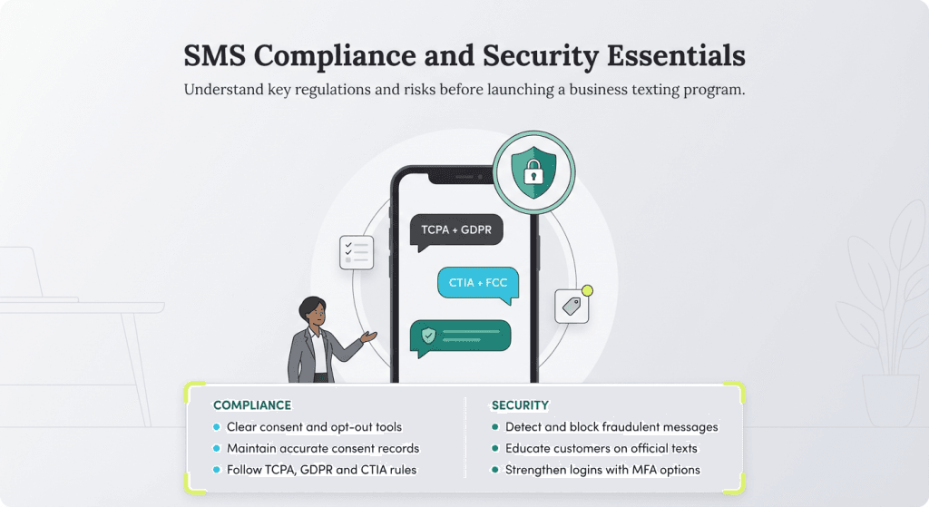 SMS compliance and security