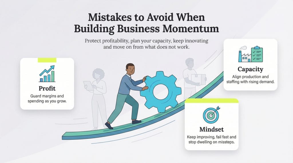 business momentum mistakes