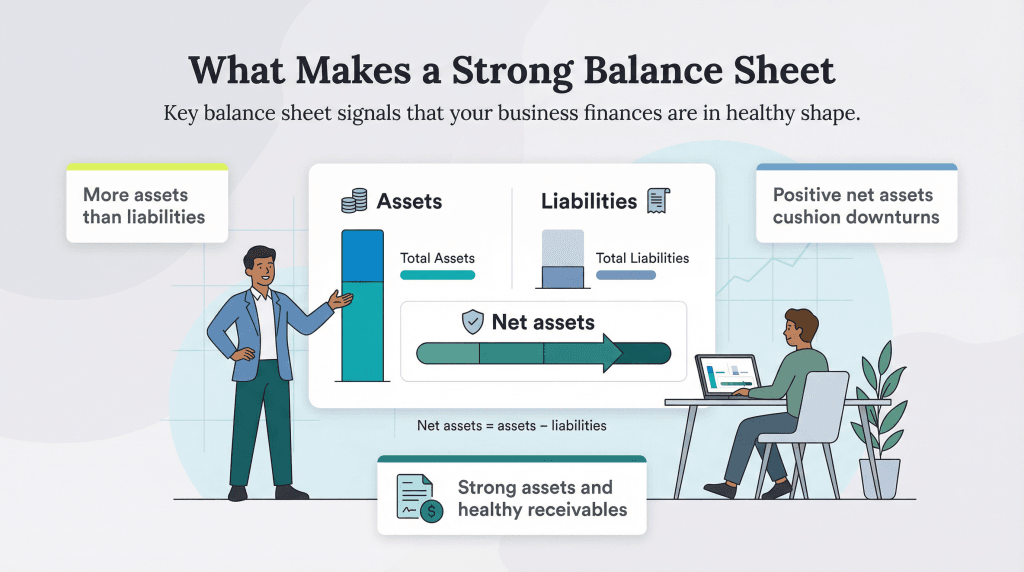 strong balance sheet graphic