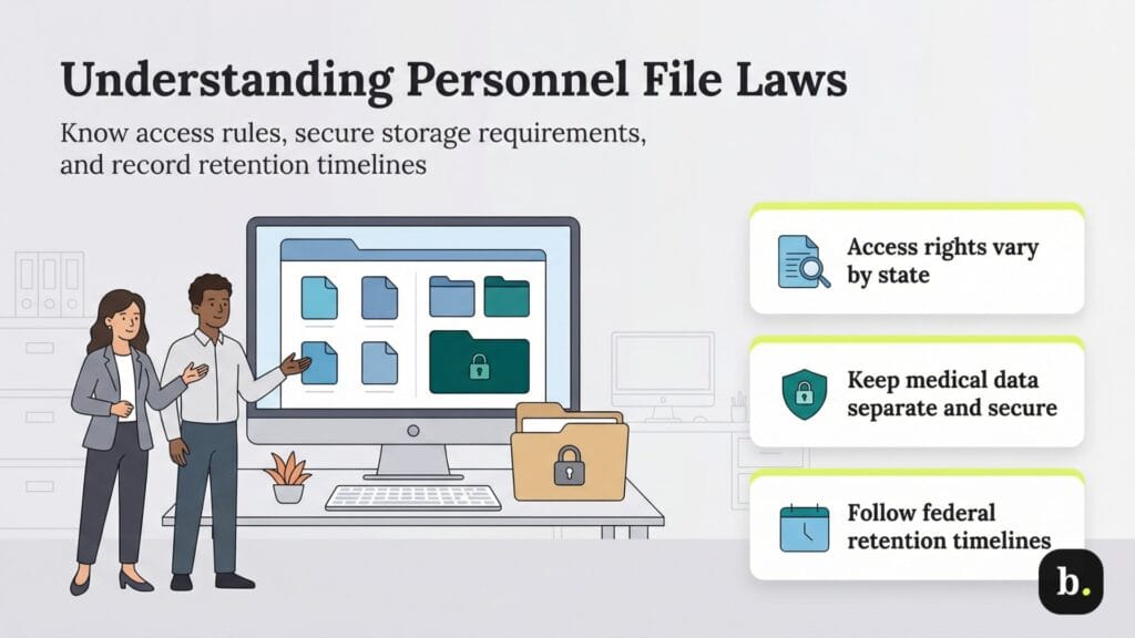 personnel file laws graphic