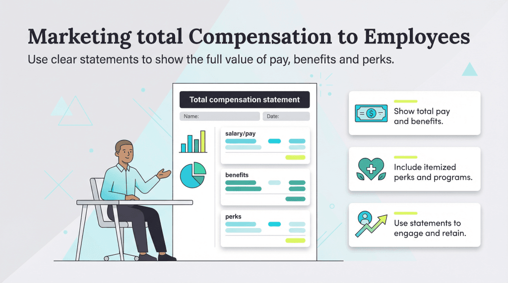 marketing total compensation to employees