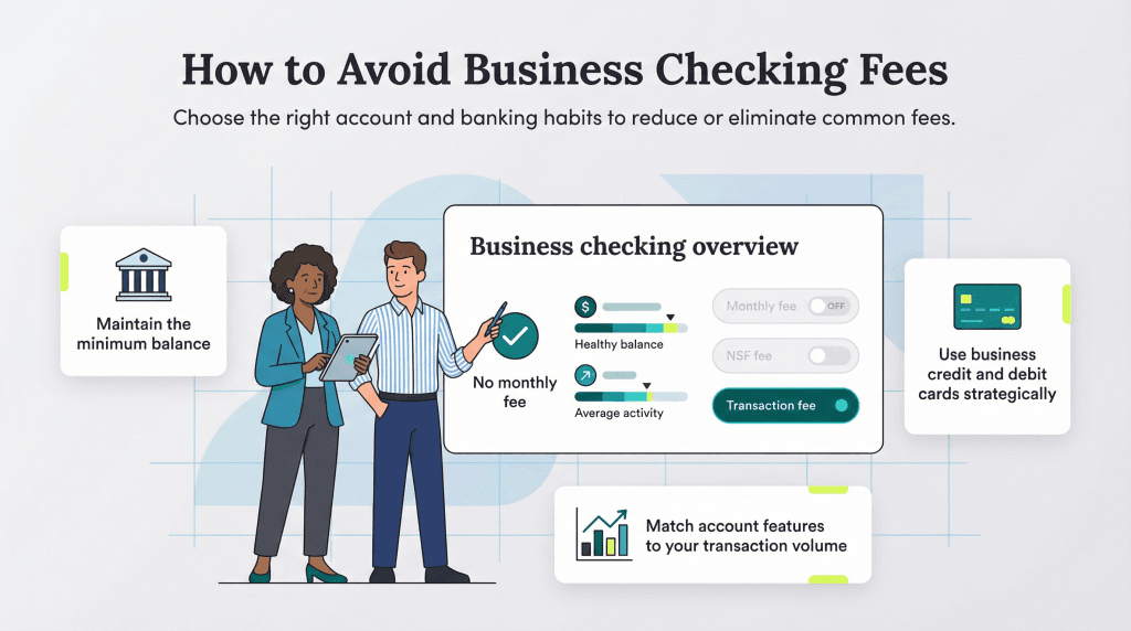 avoid business checking fees