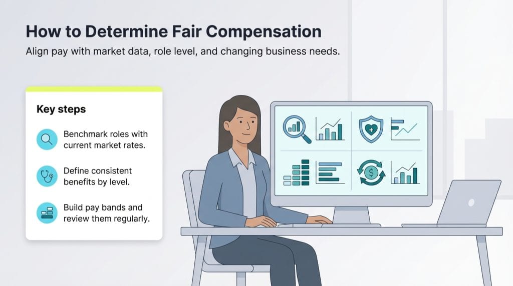 determining fair compensatoin graphic