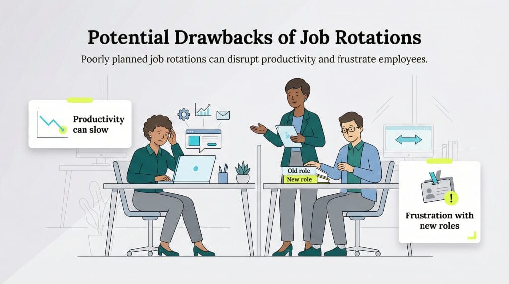 job rotation drawbacks