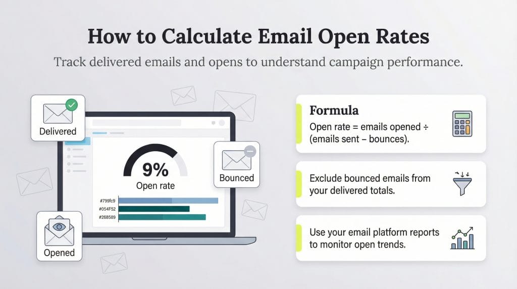 calculate email open rates