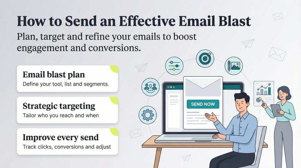 how to send an email blast