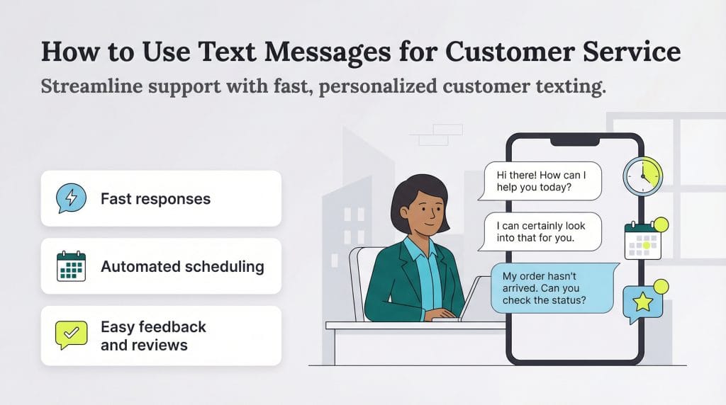 use text messages for customer service