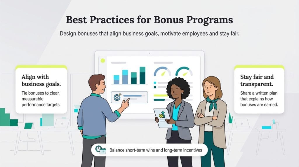 bonus program best practices