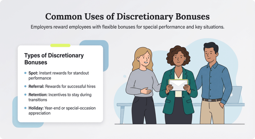 discretionary bonus types