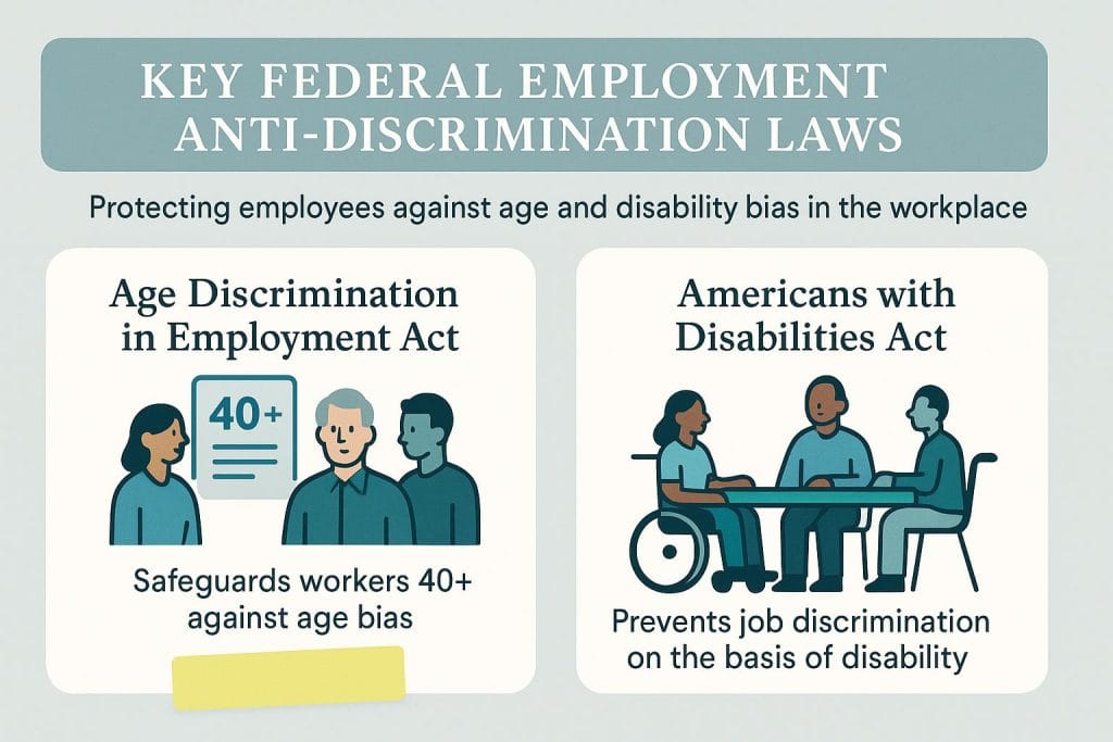 Infographic about federal anti-discrimination laws
