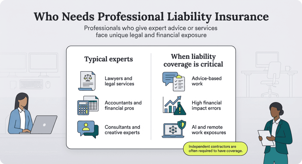 who needs liability insurance graphic