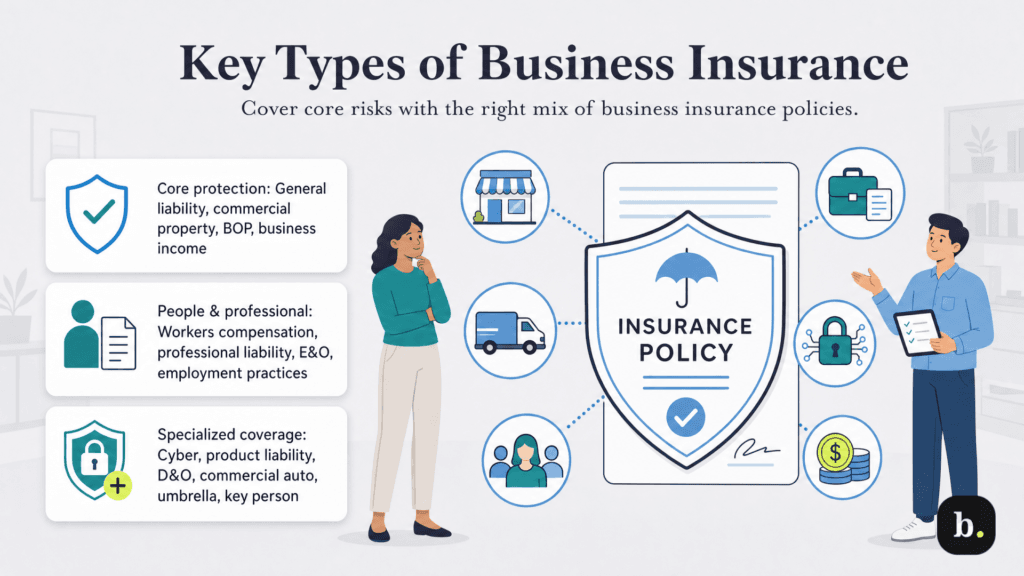 types of business insurance