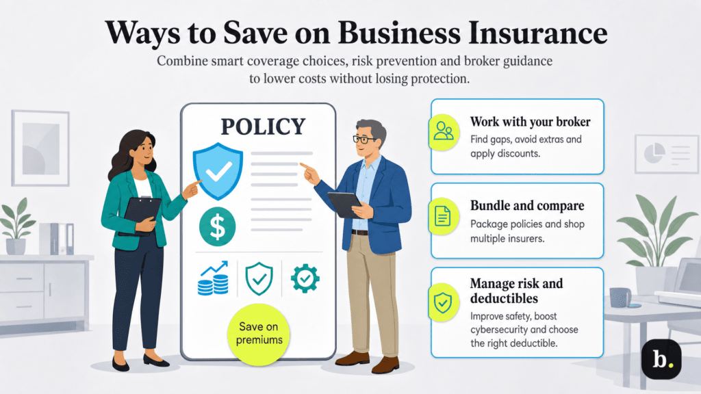 how to save on business insurance