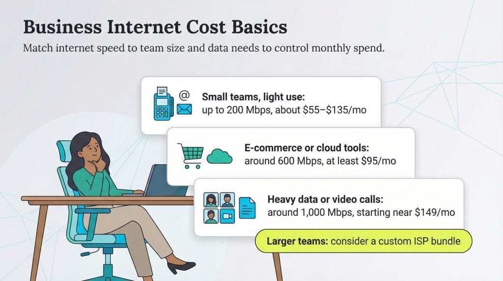 business internet costs