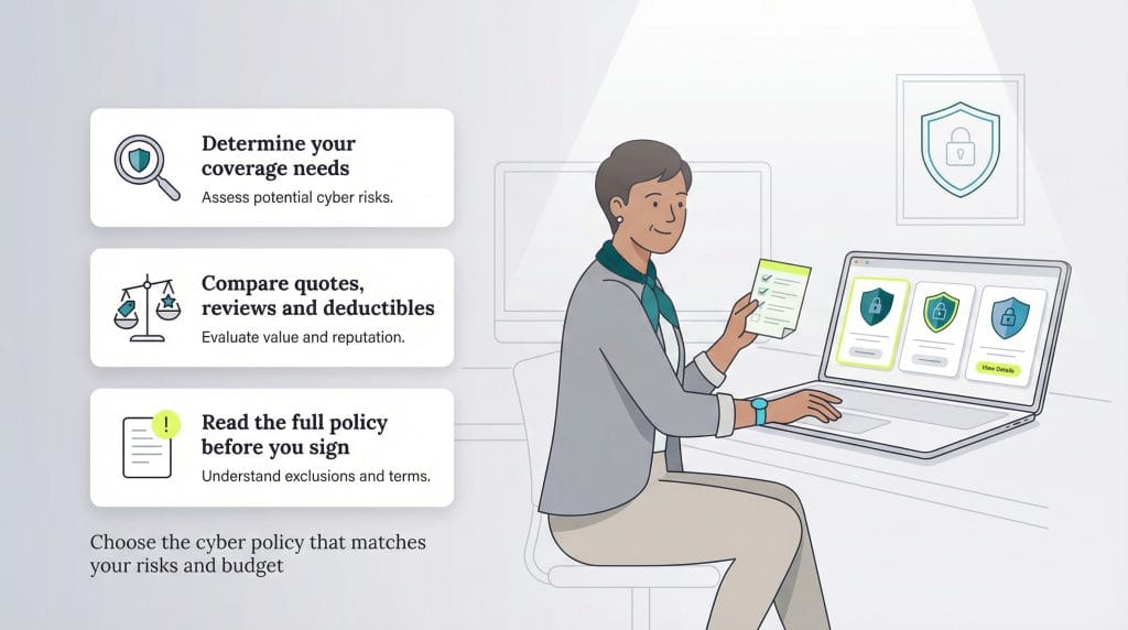how to choose a cyber insurance company