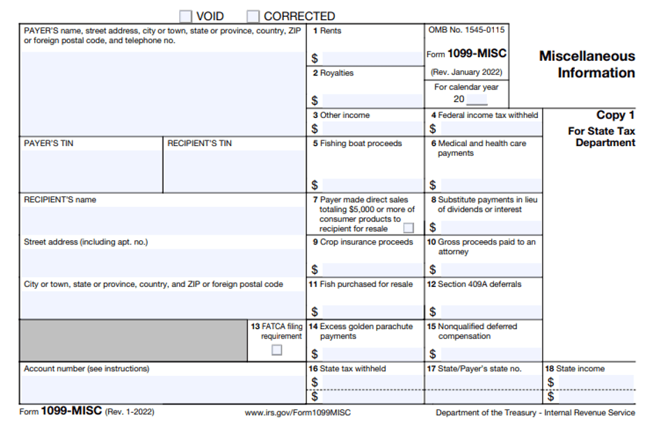 1099-MISC form