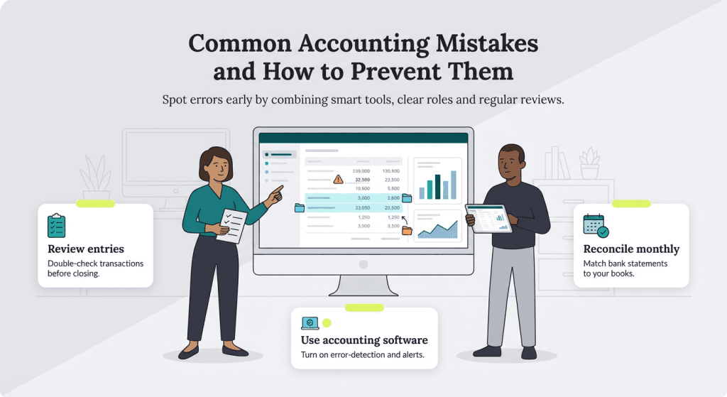 preventing accounting mistakes