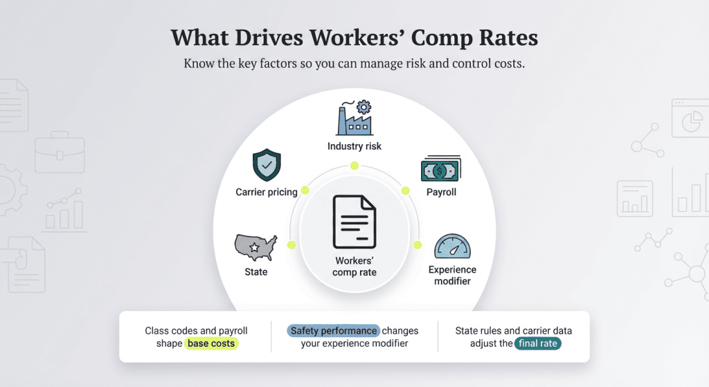 workers comp rate factors