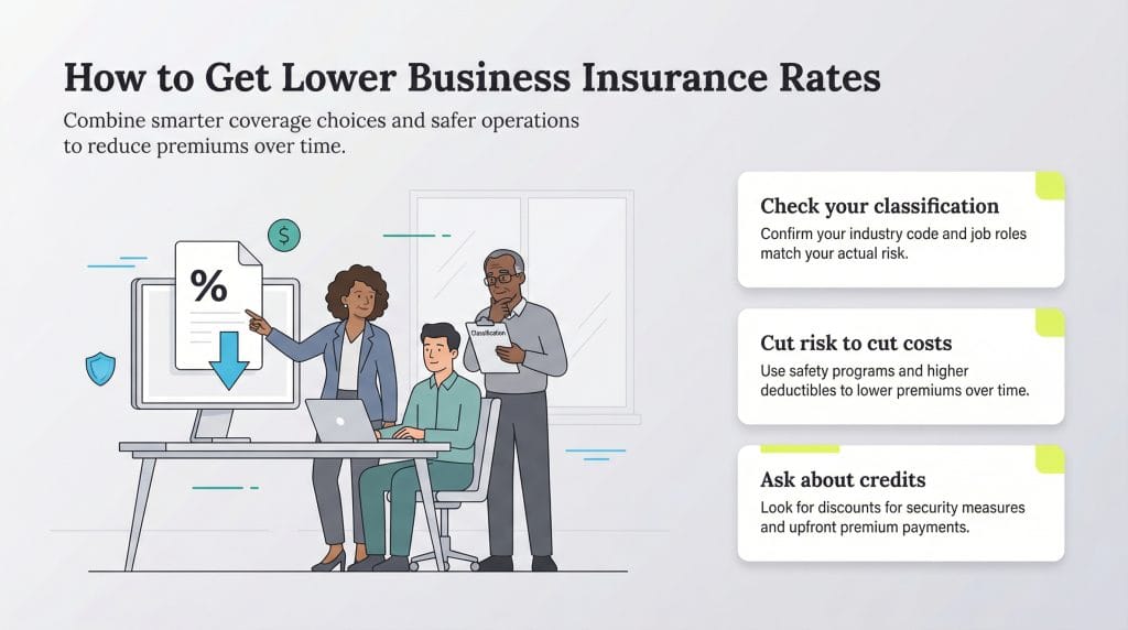 how to lower business insurance costs