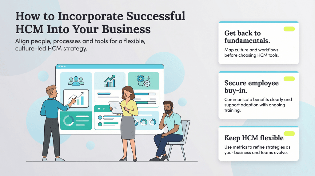 how to implement HCM strategy