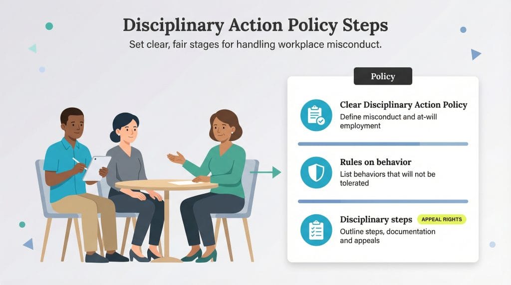disciplinary action policy steps