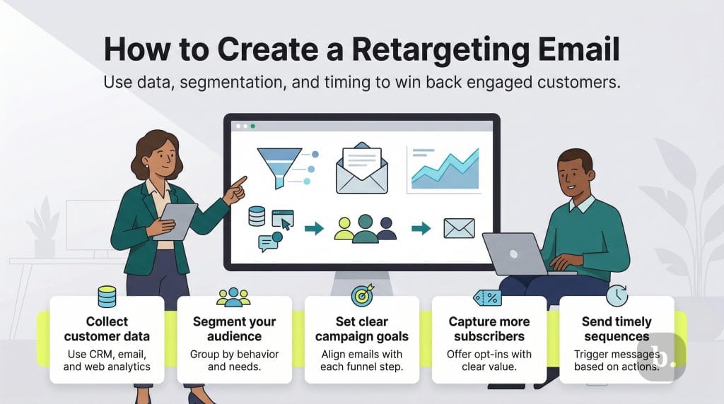create a retargeting email