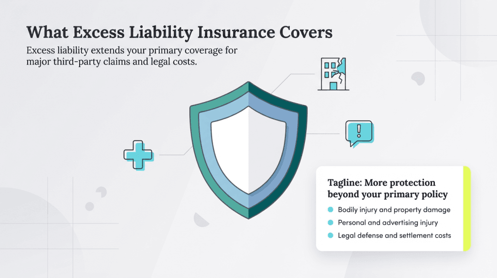 excess liability insurance graphic