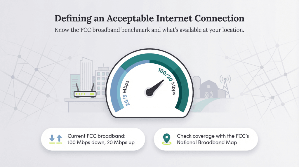 defining an accepted internet connection