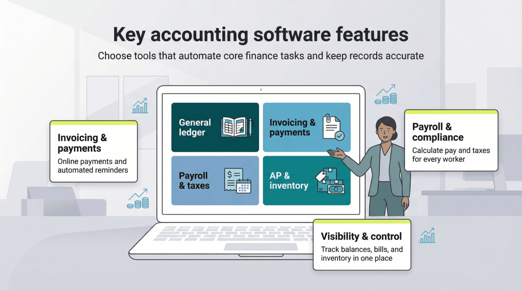 accounting software features