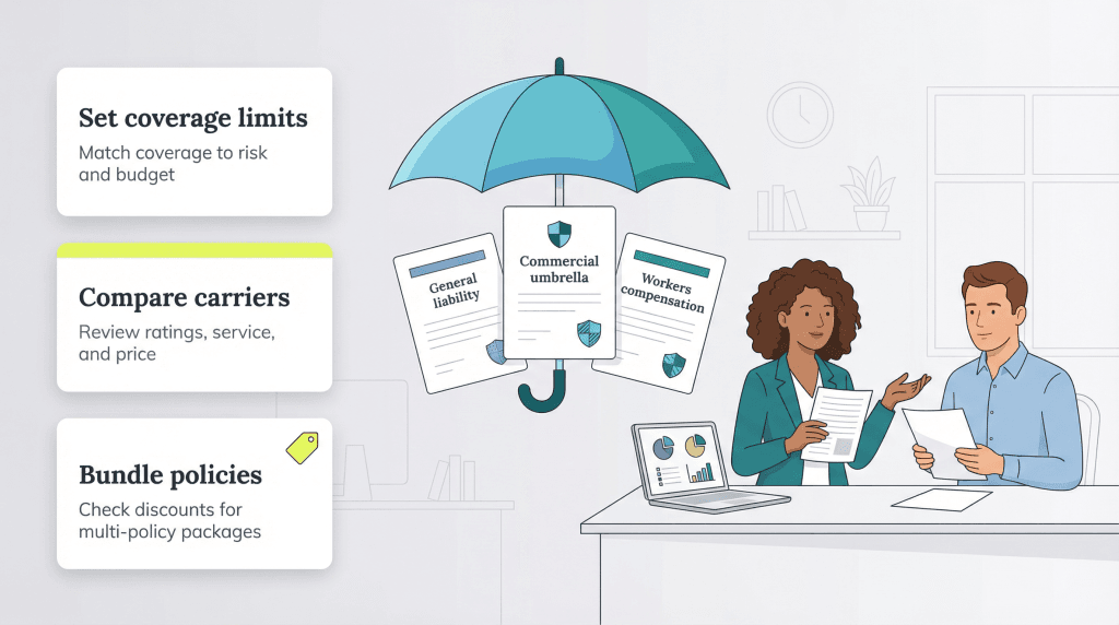 shopping for commercial umbrella insurance