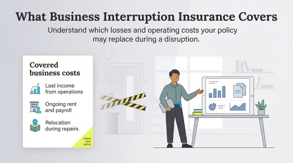 what business interruption insurance covers