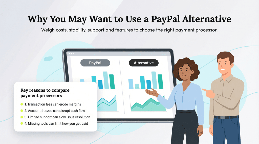 reasons for using a paypal alternative