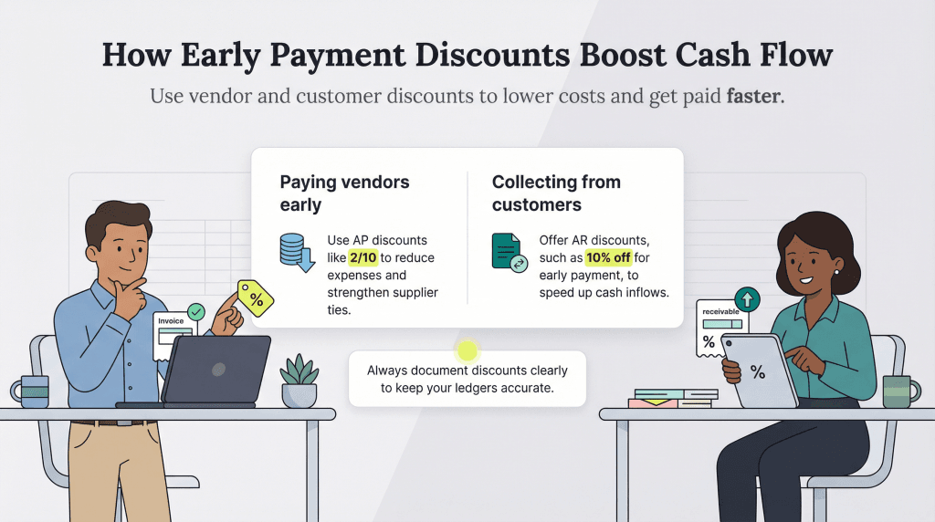 early payment discount graphic