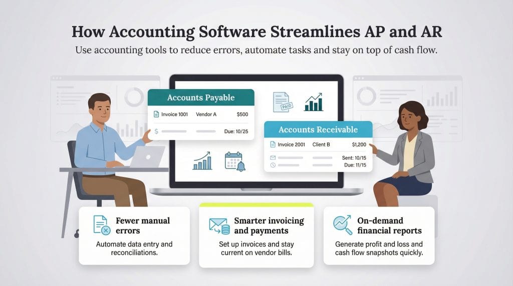 how accounting software streamlines workflow