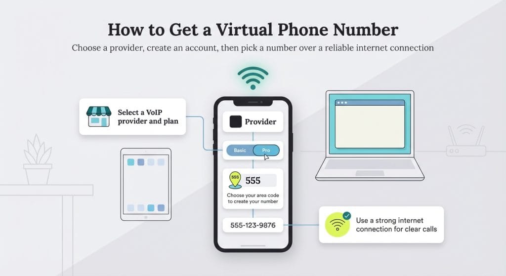 how to get a virtual phone number
