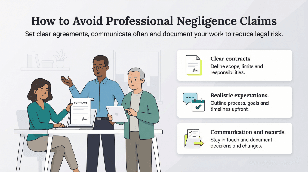 how to avoid negligence claims